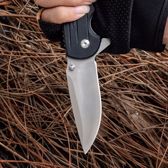 Outdoor Bushcraft EDC Tactical Survival Camping Hunting Folding Knife